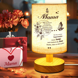 Linkax Muttertagsgeschenke für Mama Oma, Geburtstagsgeschenke für Mama, Dekorative Nachttischlampe Tischlampen mit Spruch, Mutter Oma Schwiegermutter Geschenke Angebot bei HelloDeals