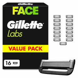 Gillette Labs Rasierklingen Herren, 16 Original Ersatzklingen für Männer Nassrasierer, Klingen Kompatibel mit Allen Gillettelabs Rasierern (Inkl.Heated Razor) 16 Klingen Angebot bei HelloDeals