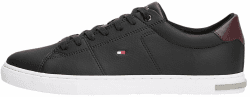 Tommy Hilfiger Herren Vulcanized Sneaker Essential Leather Detail Vulc Schuhe 46 EU Schwarz Angebot bei HelloDeals