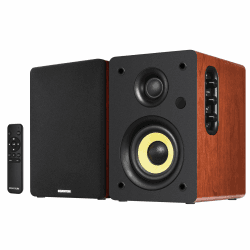 Sanyun SW206 80W Aktive Dual-Mode-Regallautsprecher, 4" Studiomonitor & HiFi-Modus, Verbesserter 3D-Sound, 6,35mm-TRS-Balanceeingang, Bluetooth 5.4, Optisch/Koaxial/Aux/USB mit 24Bit DAC, Holzoptik SW206 Rot 4" Angebot bei HelloDeals
