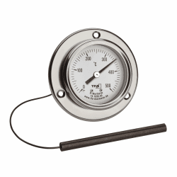 TFA Dostmann Analoges Edelstahl Pizzathermometer, 14.1036, für den Pizzaofen, Steinbackofen, Holzbackofen oder Grill/Smoker geeignet, bis 500°C, mit Kabelfühler, Ersatzteil oder Zubehör, silber Angebot bei HelloDeals