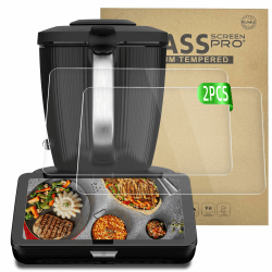 Displayschutzglas für Thermomix TM7 2 Stück, Schutzfolie Display aus Gehärtetem Glas 9H, Ultra-klar/Anti-Kratzer/Anti-Fingerabdruck/Blasenfreie Montage, Passgenaues Schutzglas Zubehör fürs TM7 Display Angebot bei HelloDeals
