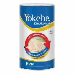 YOKEBE Forte – Diätshake zum Abnehmen – glutenfrei, laktosefrei, vegetarisch – kalorienarmer Mahlzeitersatz mit Proteinen – noch schnellere Gewichtsabnahme mit 40% weniger Kohlenhydrate* – 500 g Angebot bei HelloDeals