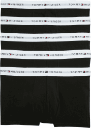 Tommy Hilfiger Herren 3er Pack Boxershorts Trunks Unterwäsche XL Mehrfarbig (Black/Black/Black/Black/Black) Angebot bei HelloDeals