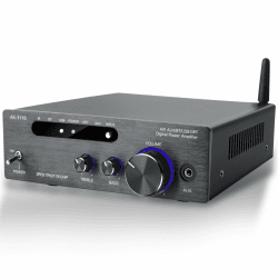 Hifi-Verstärker, 2000W Mini hifi Verstärker, 2.0-Kanal 100W*2 Bluetooth 5.3 TPA3116 Stereo-Audioverstärker, Digitale Endverstärker Soundverstärker,OPT/AUX/USB -Karteneingang, für Zuhause oder Auto AK-3116 Angebot bei HelloDeals