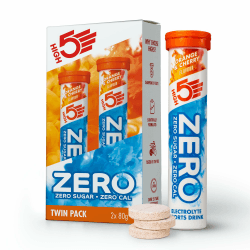 HIGH5 ZERO Elektrolyte Ohne Zucker - Hydration Helper, Für Mehr Leistung und Wohlbefinden - Potassium Calcium Magnesium Brausetabletten - Orange & Kirsche, 40 Elektrolyte Tabletten (2 x 20 Stück) Orange & Kirsche 20 Stück (2er Pack) Angebot bei HelloDeals