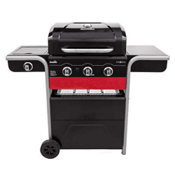 Char-Broil Gasgrill, Kohlegrill Gas2Coal 330 Hybrid Grill, 3 Brenner mit Seitenbrenner - Ideal für draußen, Garten, Terrasse 3+1-Brenner Angebot bei HelloDeals