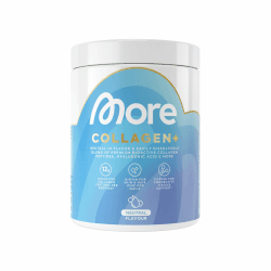 MORE Collagen+, 300 g, Neutral, mit Kollagenhydrolysat, Hyaluronsäure, Vitaminen, Mineralstoffen und Glycin, made in Germany Geschmacksneutral 300 g (1er Pack) Angebot bei HelloDeals