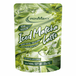 IronMaxx Iced Matcha Latte – 400g Beutel | Proteinreicher Matcha-Drink mit grünem Tee | Ohne Zuckerzusatz | Kalt genießen Iced Matcha Latte 400g Beutel Angebot bei HelloDeals