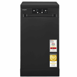 Exquisit Geschirrspüler 45 cm schmal | 9 Maßgedecke | Energieklasse D | leise 49 dB | Startzeitvorwahl | Aquastop | freistehend unterbaufähig | GSP59109-451D schwarz | Schwarz Energieklasse D Schwarz Angebot bei HelloDeals