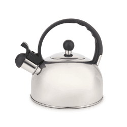 La Cafetière Edelstahl-Wasserkocher mit Pfeiffunktion, 1,3 Liter, für Herd, Induktionskochfeld und Gasherd, silber Angebot bei HelloDeals
