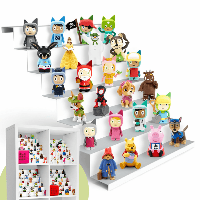 Tonie Regal für Toniebox 1 & 2 Einsatz für IKEA Kallax - Toniebox Regal mehr als 50 Tonie Figuren - Tonie Regal Mädchen und Jungen (OHNE Aussparung) Angebot bei HelloDeals