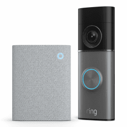 Neu: Ring Wired Video Doorbell Pro (neueste Gen.) mit Netzstecker + Chime (3. Gen.) | Videotürklingel-Kamera | Retinal 4K, optimierter 10x-Zoom | 30 Tage Testphase für Ring-Abonnement Angebot bei HelloDeals