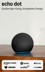 Echo Dot (Neueste Generation) | Smarter WLAN- und Bluetooth-Lautsprecher und gigantischem, sattem Klang | Anthrazit, mit Alexa+ Early Access Anthrazit Nur Gerät Angebot bei HelloDeals