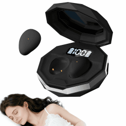 Schlafkopfhörer Bluetooth 6.0 – Mini Kabellose Kopfhörer zum Schlafen, Komfortabel & Leicht, Lang anhaltender Akku, Für Training, Arbeit & Reisen, Mit Leistungsanzeige schwarz Angebot bei HelloDeals