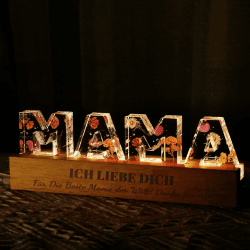 Muttertagsgeschenke für Mama, LED Lampe Nachtlicht Geschenke für Mama zum Muttertag Geburtstag, Geburtstagsgeschenk Muttertagsgeschenke für Mutter Mama-1 Angebot bei HelloDeals
