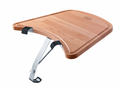 RÖSLE Ablagetisch Kugelgrill, Hochwertiger Buchenholztisch mit Saftrille zum Anhängen an den RÖSLE Kohlegrill No.1 F50 AIR/F60 AIR/G60, Braun Ablagetisch Single Angebot bei HelloDeals