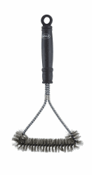 RÖSLE Grillrost-Reinigungsbürste, Hochwertige Grillbürste für Grillroste aus Edelstahl, Chrom und Emaille, Stahlborsten, Länge 30 cm, Schwarz/Silber Grillrost-Reinigungsbürste, 30 cm Angebot bei HelloDeals