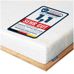 Newentor® Matratzen Topper 140x200cm H4 H5, Matratzentopper 140x200 Schlafsofa Bett Gelschaum, Mattress Topper 140x200 Boxspringbett Öko-Tex Zertifiziert Gel Bezug Kaltschaum 7CM Höhe 140 x 200 cm H4/H5 100 bis 120KG Angebot bei HelloDeals