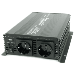 SOLARTRONICS NM1500 Spannungswandler 24V 230V modifizierter Sinus 1500W - 3000W Spitzenleistung - Wechselrichter 24V auf 230V Stromwandler mit Schuko-& USB Anschluss Solar Inverter Umwandler 1500W 24V 0% MwSt. gem. § 12 Abs. 3 UStG Angebot bei HelloDeals