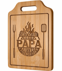 Geschenke für Papa - Graviertes Bambus Schneidebrett, Papa Geschenk Geburtstag, Vatertag Vatertagsgeschenke, Vater Geburtstagsgeschenk, Papa Geschenk Weihnachten, Weihnachtsgeschenke für Papa Angebot bei HelloDeals