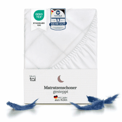 Blumtal® Luxus Gesteppter Matratzenschoner – Oeko-TEX Zertifiziert, Anti-Allergie Matratzenauflage, Waschmaschinenfester Matratzenschoner 180x200x40cm 180x200x40cm 1er Set Angebot bei HelloDeals