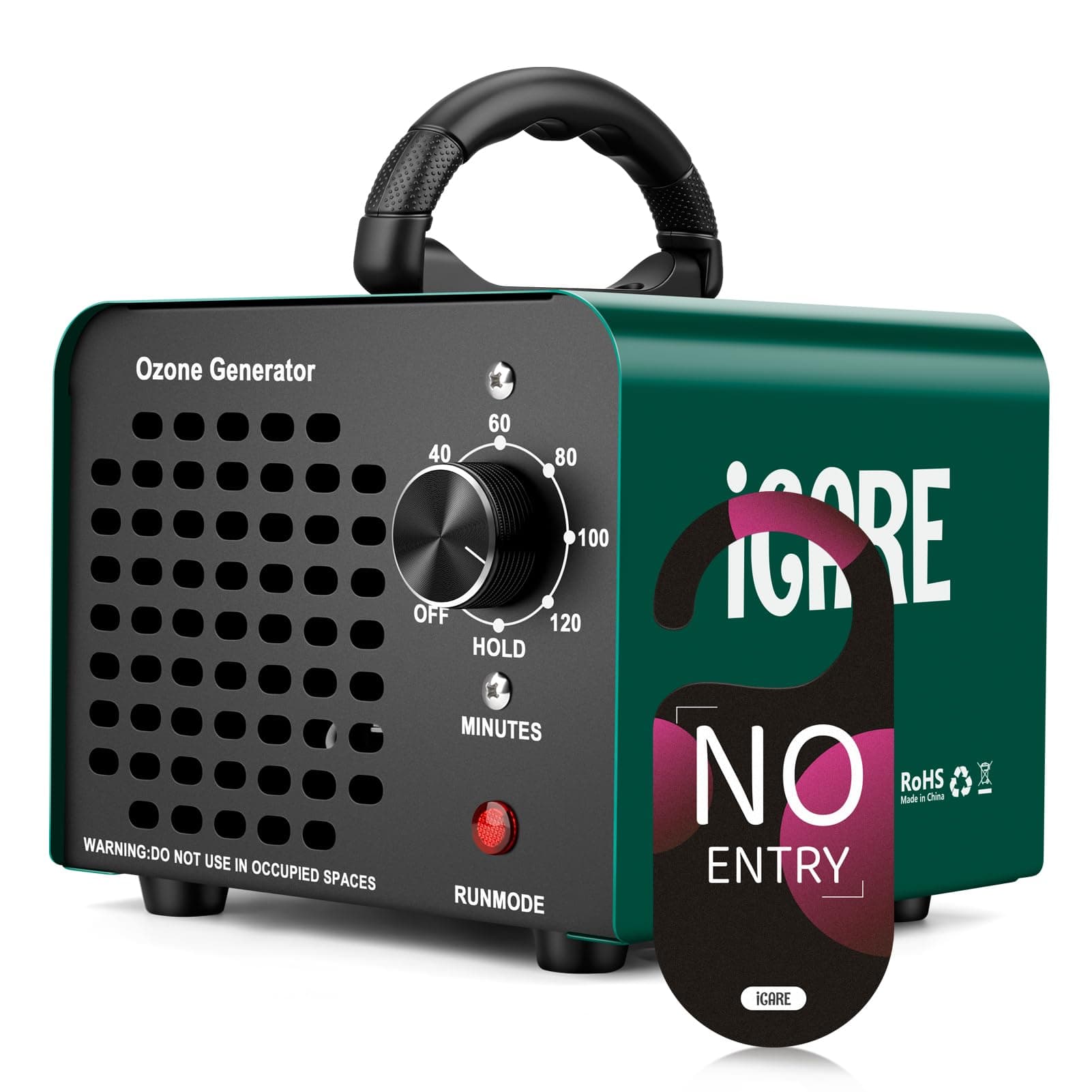 Ozongenerator 30000mg/h, Ozonisator Industrieller Ozongerät O3 Ozon Luftreiniger mit 120 Min Timer für 300㎡ Geruchskiller Geruchsneutralisierer für Auto Garagen Wohnung Hotels Küche Haustiere Gerüche Klein Angebot bei HelloDeals