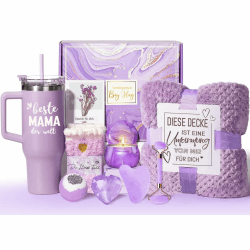 Muttertagsgeschenke für Mama, Beste Mama Geschenk zum Muttertag Geburtstag Weihnachten, Entspannende Spa Geschenk Korb Care Paket, Geburtstagsgeschenk Muttertagsgeschenk für Mutter 1 Angebot bei HelloDeals