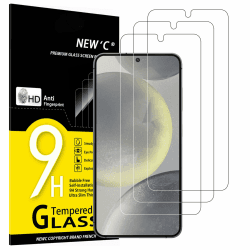 NEW'C 3 Stück für Samsung Galaxy S24 5G für Panzerglas, Frei von Kratzern, 9H Härte, HD Displayschutzfolie, 0.33mm Ultra-klar, Ultrabeständig S24 6,2 Zoll Transparent Angebot bei HelloDeals