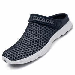 SAGUARO Unisex Clogs Sommer Hausschuhe Leicht Gartenschuhe Gr. 36-48 41 EU Dunkelblau Angebot bei HelloDeals