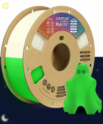 OVERTURE PLA 1.75mm 3D Drucker Filament, 1kg Pappspule (2.2lbs), Maßgenauigkeit +/-0.02mm, Passen die meisten FDM Drucker (Nachleuchtend Grün) 1kg-17 Nachleuchtend Grün Angebot bei HelloDeals