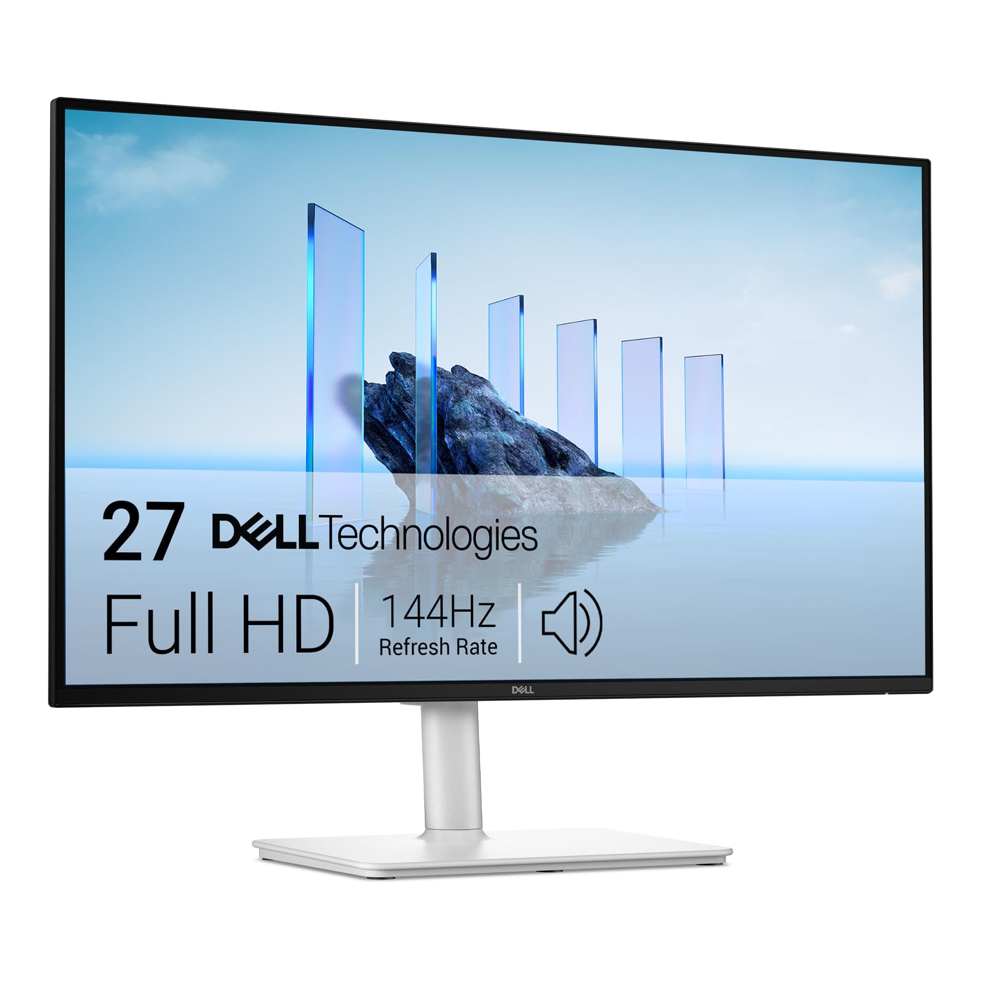 Dell 27 Plus Monitor - S2725HSM, Full HD (1920x1080), 144Hz, IPS, 1ms MPRT, AMD FreeSync, 99% sRGB, Höhenverstellbar, Eingebaute Lautsprecher, 2 HDMI, 3 Jahre Garantie, Weiß Angebot bei HelloDeals