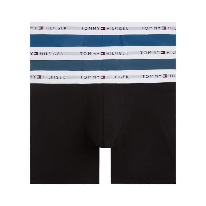 Tommy Hilfiger Herren Boxershorts XXL Black (Blk/Blu Jn/Ag Sea) Angebot bei HelloDeals