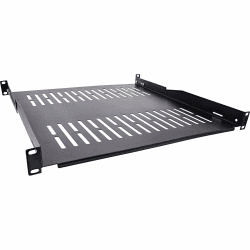 Inline 19" Fachboden, 450mm, 50kg, 1HE, RAL 9005 schwarz, 19114E 450mm Ral 9005 Schwarz Angebot bei HelloDeals
