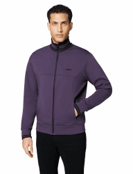 BOSS Herren Fz Zone Sweatshirt (1er Pack) L Medium Purple 517 Angebot bei HelloDeals