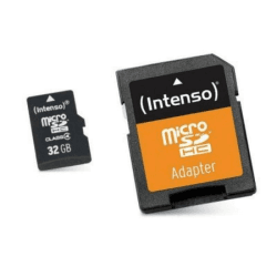 Intenso microSDHC 32GB Class 10 Speicherkarte inkl. SD-Adapter, schwarz 32 GB Angebot bei HelloDeals