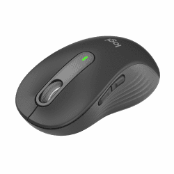 Logitech Signature M650 L Kabellose Maus - für große Hände, Leise Klicks, Anpassbare Seitentasten, Bluetooth, Kompatibilität mit mehreren Geräten - Grau Schwarz Große Hände Rechtshänder Angebot bei HelloDeals
