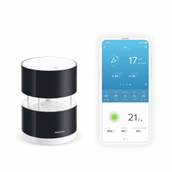 Netatmo Windmesser für Netatmo-Wetterstation, schwarz, NWA01-WW, 16 cm Windmesser Zubehör Angebot bei HelloDeals
