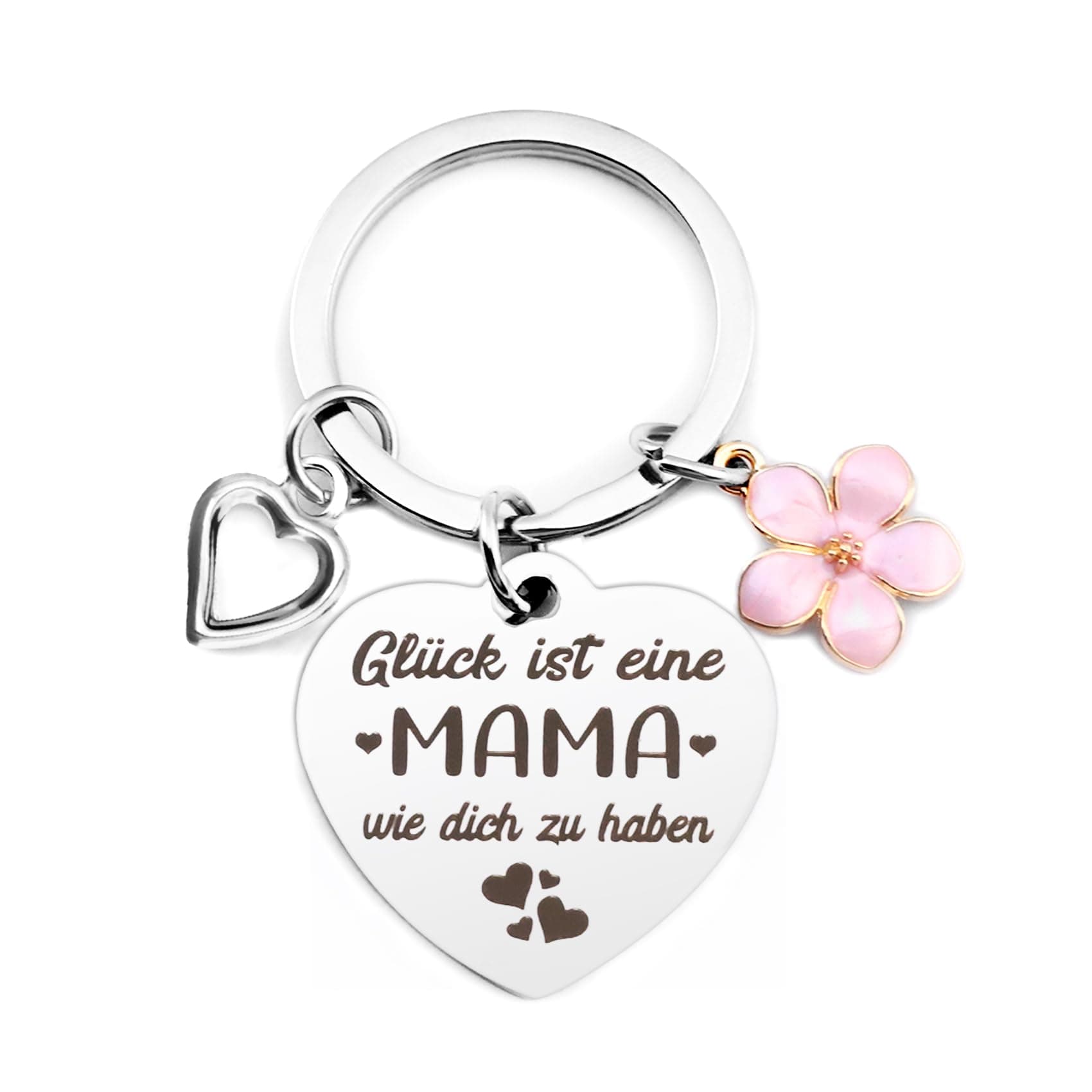 Muttertagsgeschenke, Weihnachtsgeschenke, Valentinstag, Ostergeschenke, Silvester Geschenke, Adventskalender Füllung Für Mama Schlüsselanhänger Mama Geschenke Für Mama Beste Mama Geschenk Für Mutter 3cm*6cm Silber-glück Ist Eine Mama Wie Dich zu Haben. Angebot bei HelloDeals