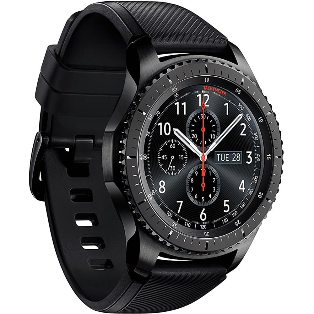 SAMSUNG GEAR S3 FRONTIER Smartwatch 46MM - Dark Grey (Refurbished) Angebot bei HelloDeals