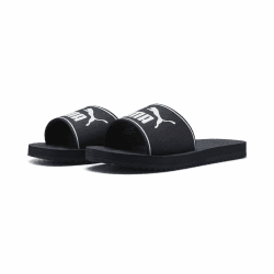 PUMA Unisex Adults' PURECAT Slides 44.5 EU New Navy Puma White Angebot bei HelloDeals