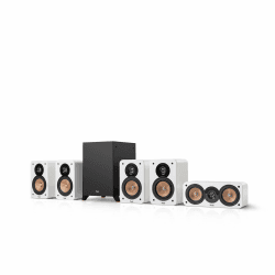 Teufel Ultima 20 5.1 Surround Sound System, Front- oder Downfire-Subwoofer (optional kabellos ansteuerbar), Bassreflex, HiFi Heimkino Soundsystem (Weiß) Angebot bei HelloDeals