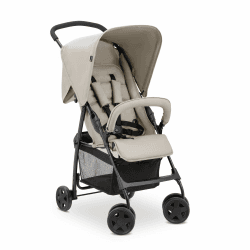 hauck Buggy Sport, Beige - Federleichter Reisebuggy 5,9 kg - mit Liegefunktion für Kinder ab Geburt bis 15 kg - Klein Zusammenklappbar, Großer Einkaufskorb bis 3 kg Angebot bei HelloDeals