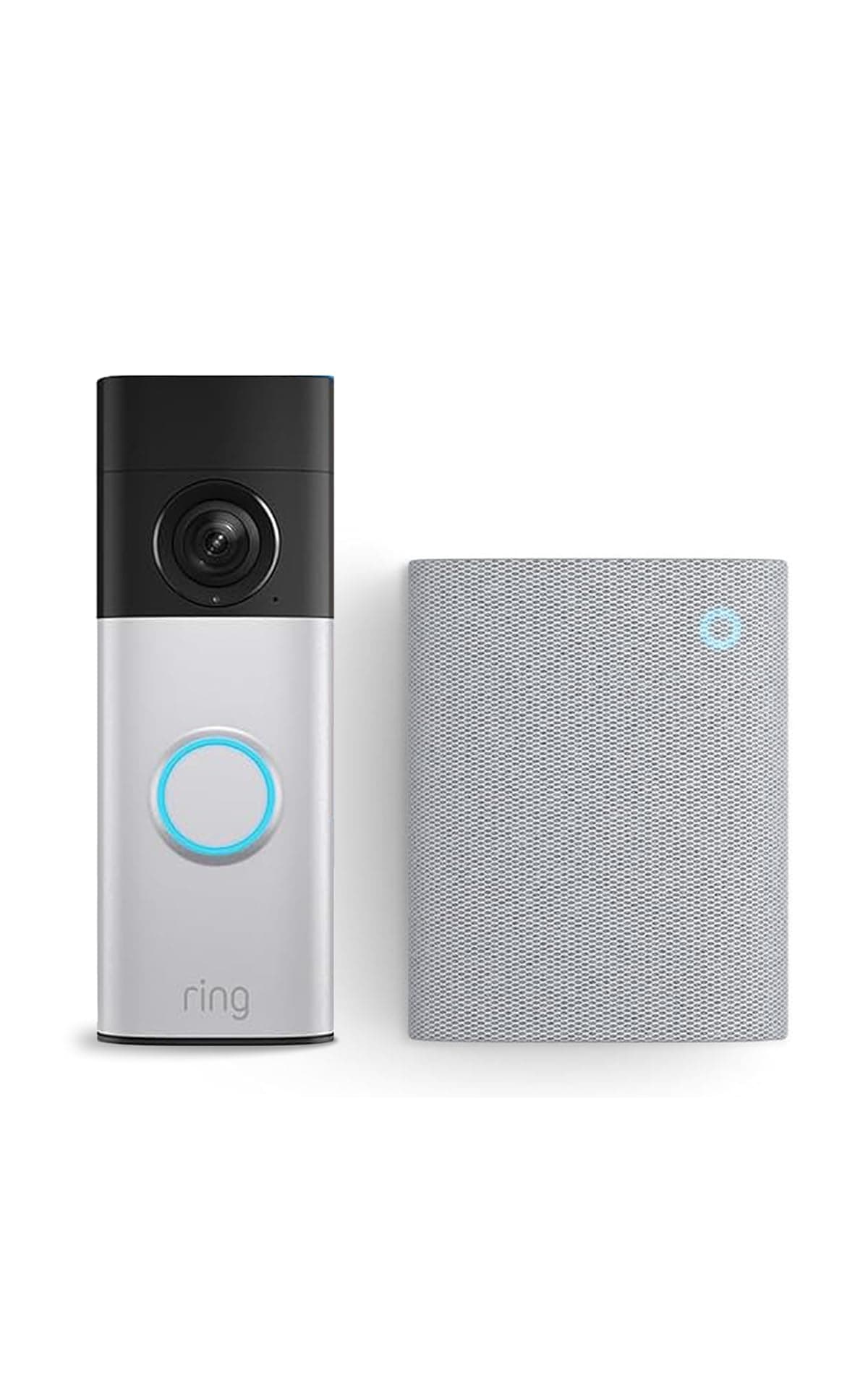 Ring Battery Video Doorbell Plus (neueste Gen.) + Chime (3. Gen.) | Retinal 2K, optimierter Zoom (bis zu 6x) | Schnellwechsel-Akkupack | 30 Tage Gratiszeitraum für Ring-Abonnement Angebot bei HelloDeals