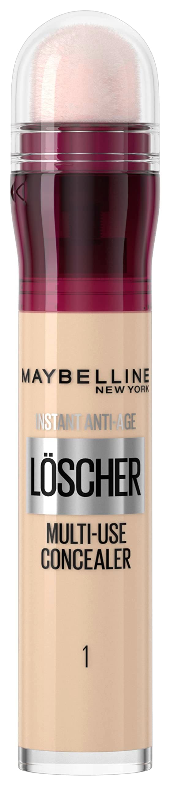 Maybelline New York Instant Anti-Age Effekt Löscher Concealer gegen Augenringe & Falten, Mit Goji-Beere & Haloxyl, Mikro-Lösch-Applikator für präzises Abdecken, Nr. 01 Light, 6,8ml 02 Light Angebot bei HelloDeals