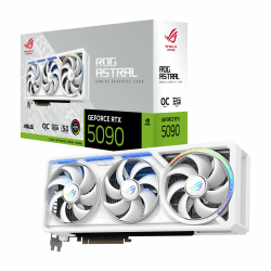ASUS ROG Astral GeForce RTX 5090 32GB GDDR7 White OC Edition Gaming Quad-Lüfter-Grafikkarte (NVIDIA DLSS 4, 3,8-Slot Design, PCIe 5.0, 3X DP 2.1b, 2X HDMI 2.1b, Weiß) OC Edition ROG Astral - White RTX 5090 Angebot bei HelloDeals