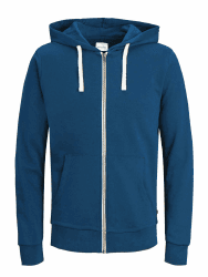 Jack & Jones Herren Jjeholmen Sweat Zip Hood Noos Sweatjacke (1er Pack) L Blau (Insignia Blue/Reg Fit) Angebot bei HelloDeals