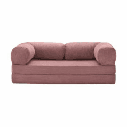 Gedikum Luxuriöses Dreisitzer-Sofa aus Samt – Stilvoll, bequem und langlebig verstellbar Rose Angebot bei HelloDeals