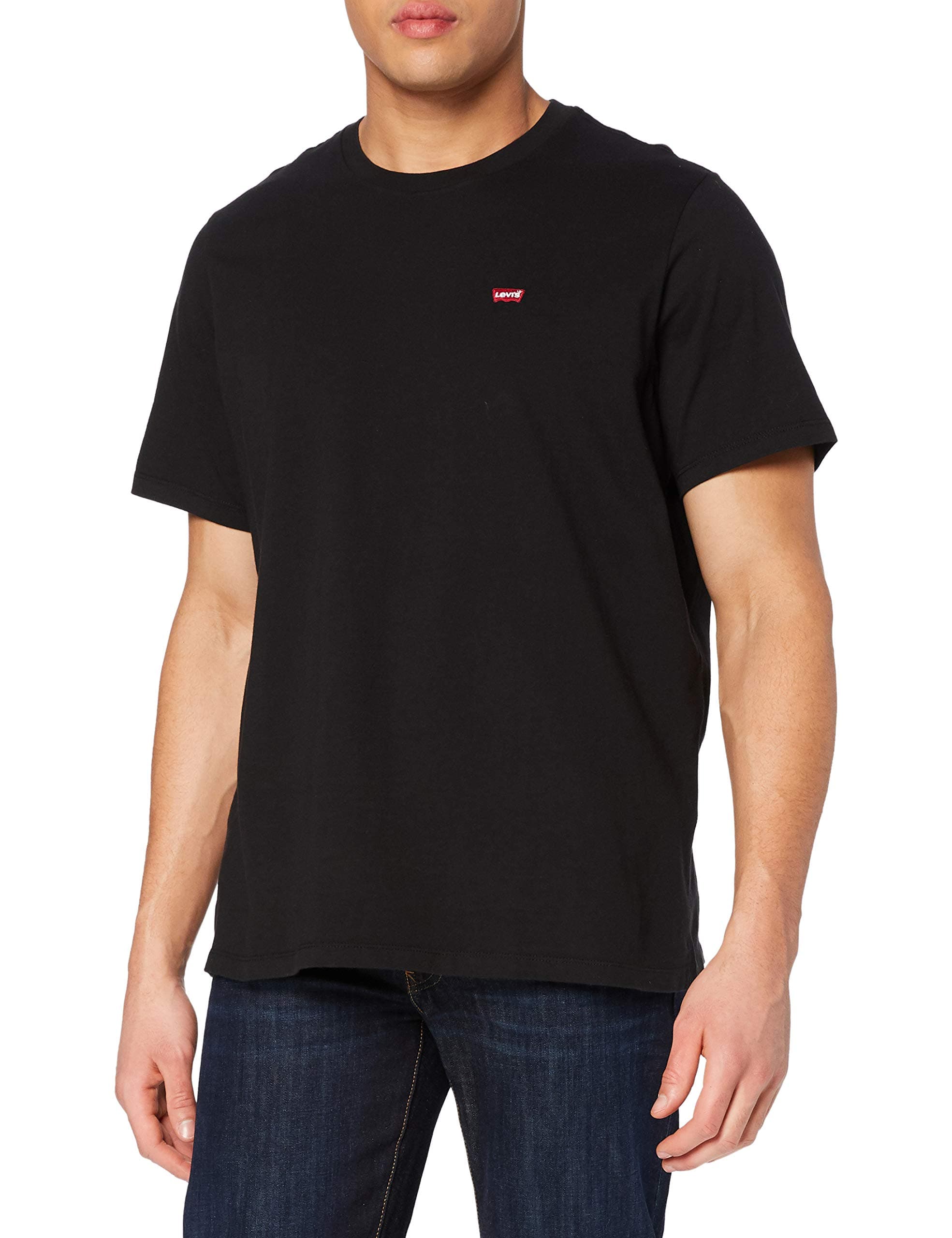 Levi's Herren Ss Original Housemark Tee T-Shirt XL Mineral Black Angebot bei HelloDeals