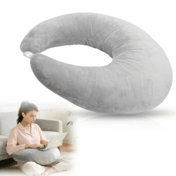 Ergonomisches Crealis-Kissen, Schoßkissen Lesekissen,Ergonomisches Gaming Armkissen, Häkelkissen Stützkissen, Ergonomische Armkissen zum Lesen, Spielen, Arbeiten und Häkeln (Grau) Angebot bei HelloDeals